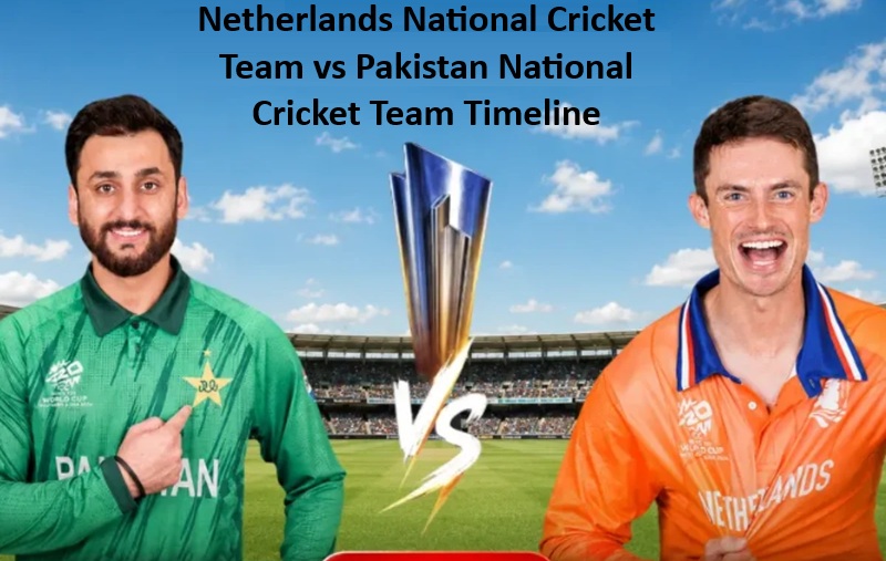 Netherlands National Cricket Team vs Pakistan National Cricket Team Timeline